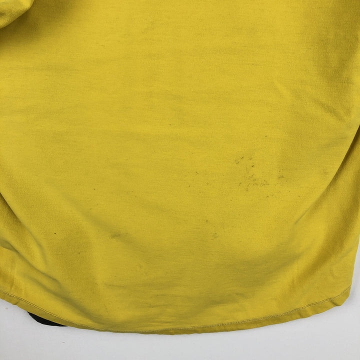 Fox Racing Long-Sleeve T-Shirt, Made in USA, Men's XXL equivalent. cotton yellow type Vintage Second Hand