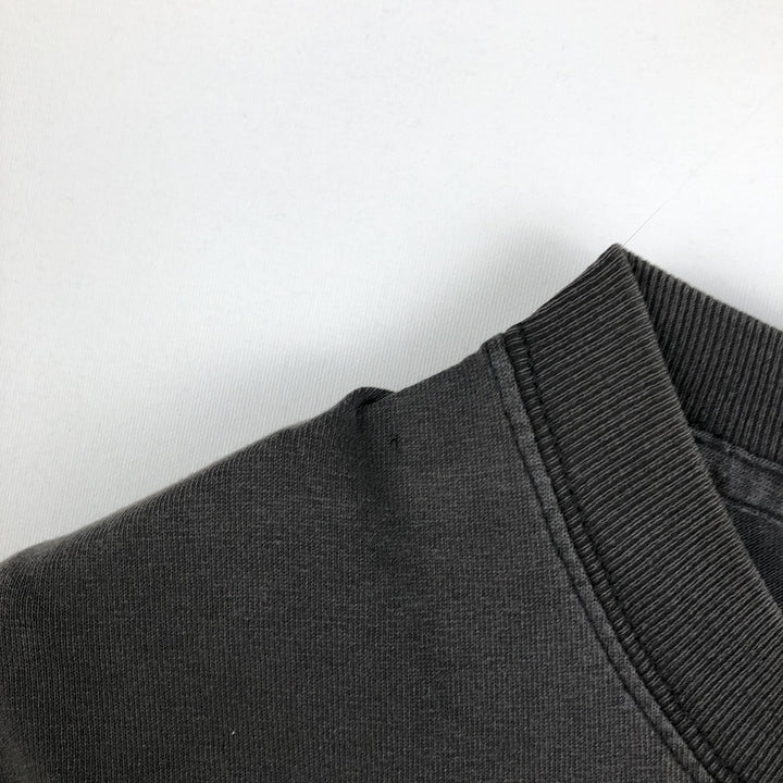 2000'S Gildan Suck Bang Blow Motorcycle Long-Sleeve T-Shirt (Men's XL equivalent) cotton Charcoal Vintage Second Hand