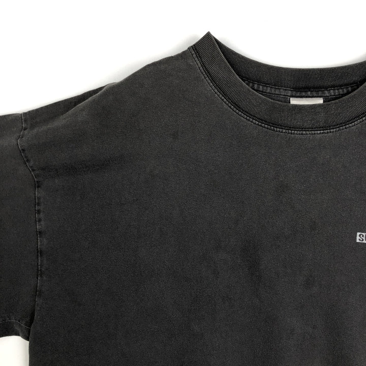 2000'S Gildan Suck Bang Blow Motorcycle Long-Sleeve T-Shirt (Men's XL equivalent) cotton Charcoal Vintage Second Hand