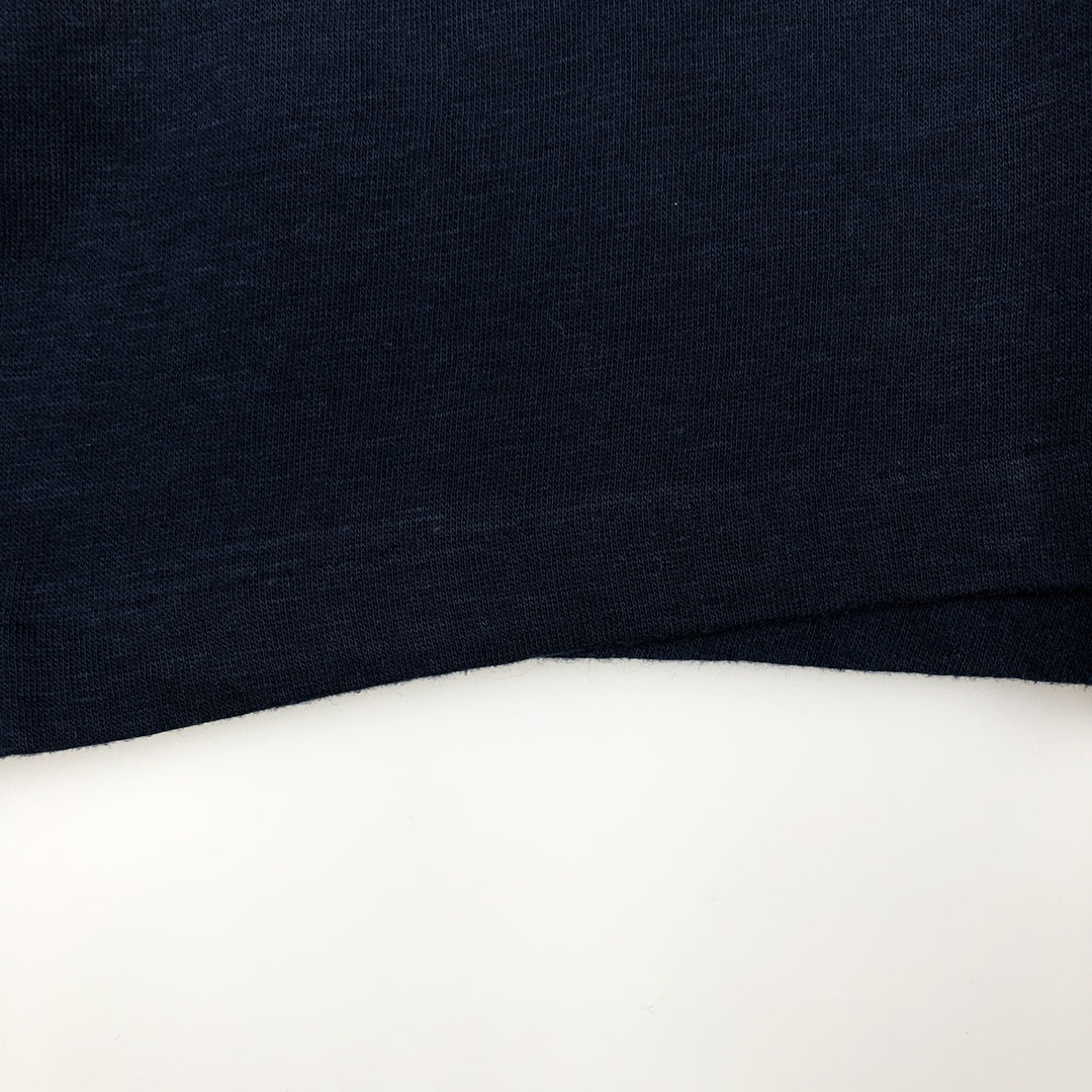 Ocean Pacific Long-Sleeve T-Shirt, Made in USA, Men's Size L (equivalent) cotton navy blue type Vintage Second Hand