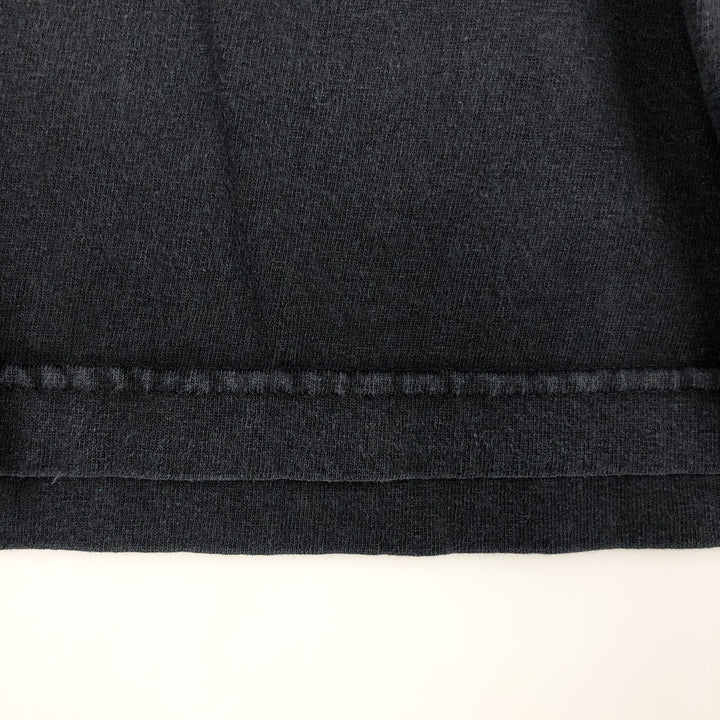 HOT LEATHERS Eagle Pattern Long-Sleeve T-Shirt (Men's Size L) cotton black type Vintage Second Hand