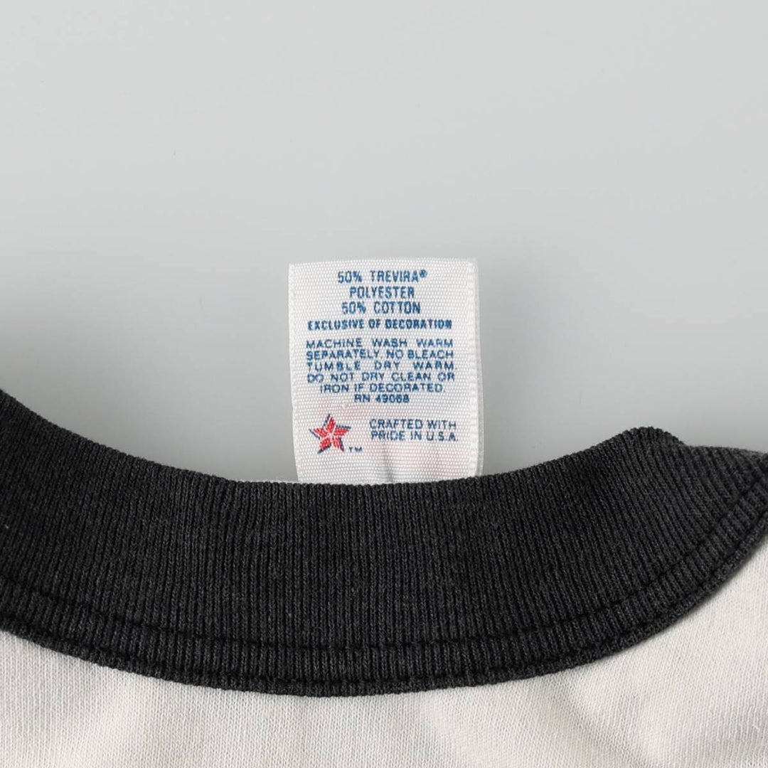 90'S Sofie Long-Sleeve T-Shirt, Made in USA, Men's Size L (Equivalent), Vintage cotton white type Vintage Second Hand