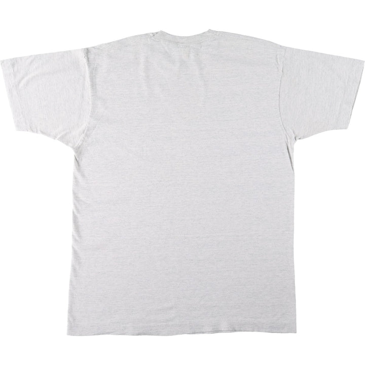 90'S Fruit of the Loom plain T-shirt, made in the USA, men's XL size, vintage cotton gray type Vintage Second Hand
