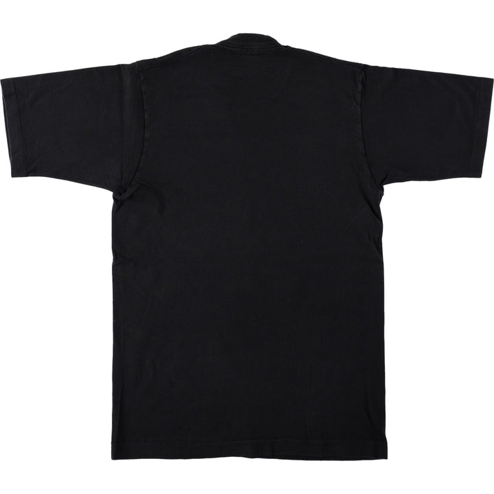90'S Fruit of the Loom plain T-shirt, made in the USA, men's size M, vintage cotton black type Vintage Second Hand