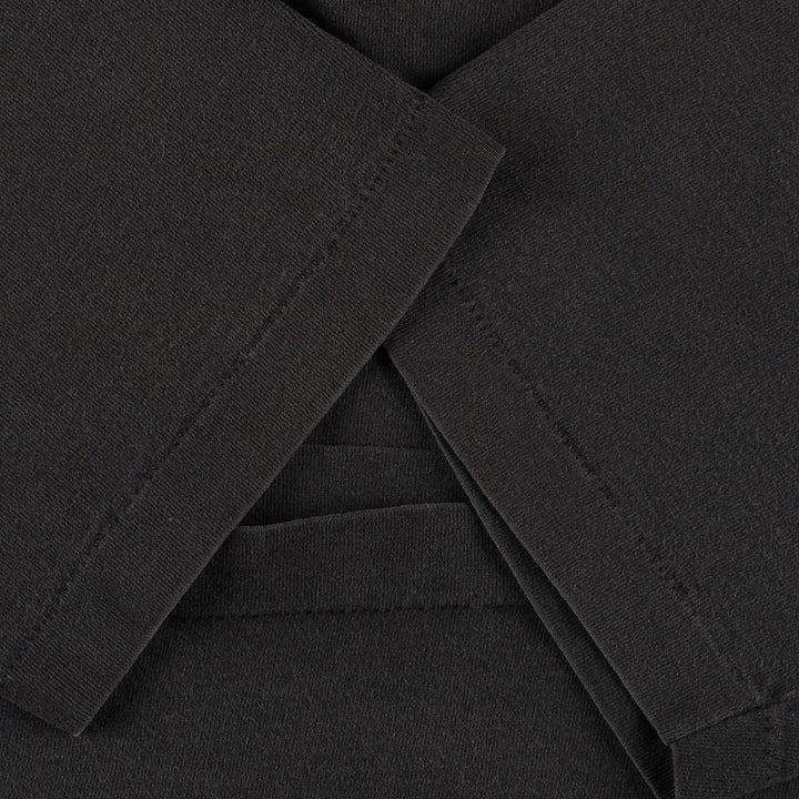 90'S Fruit of the Loom plain pocket T-shirt made in the USA, men's size L, vintage cotton black type Vintage Second Hand