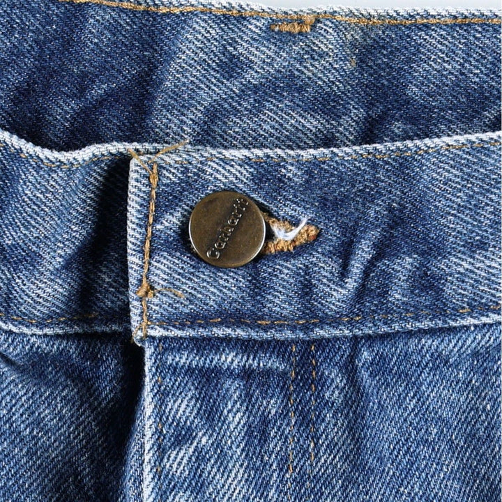 2000'S Carhartt Dungaree Fit Denim Painter Pants, Men's, Size W35 cotton blue type Vintage Second Hand