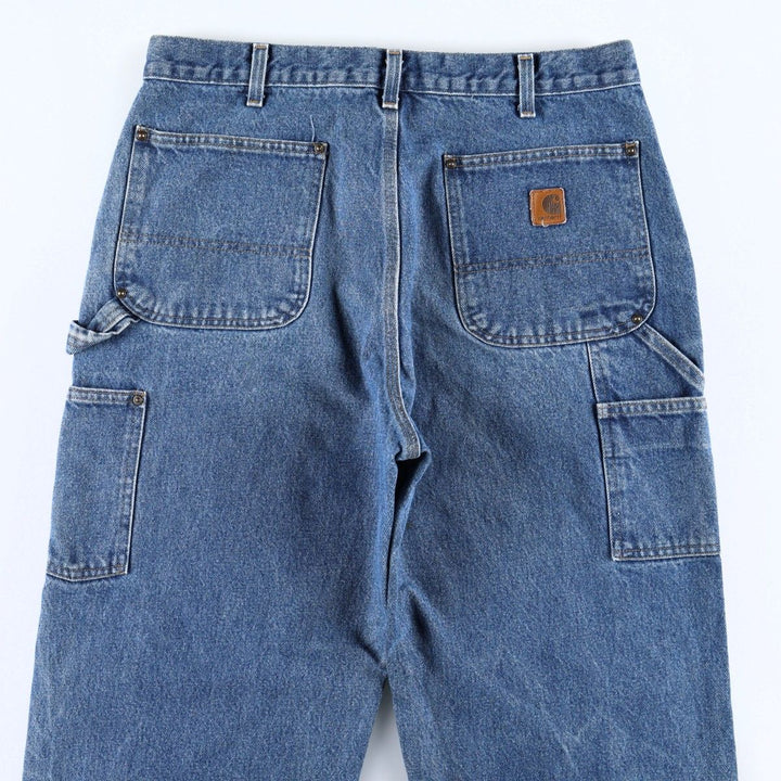 2000'S Carhartt Dungaree Fit Denim Painter Pants, Men's, Size W35 cotton blue type Vintage Second Hand