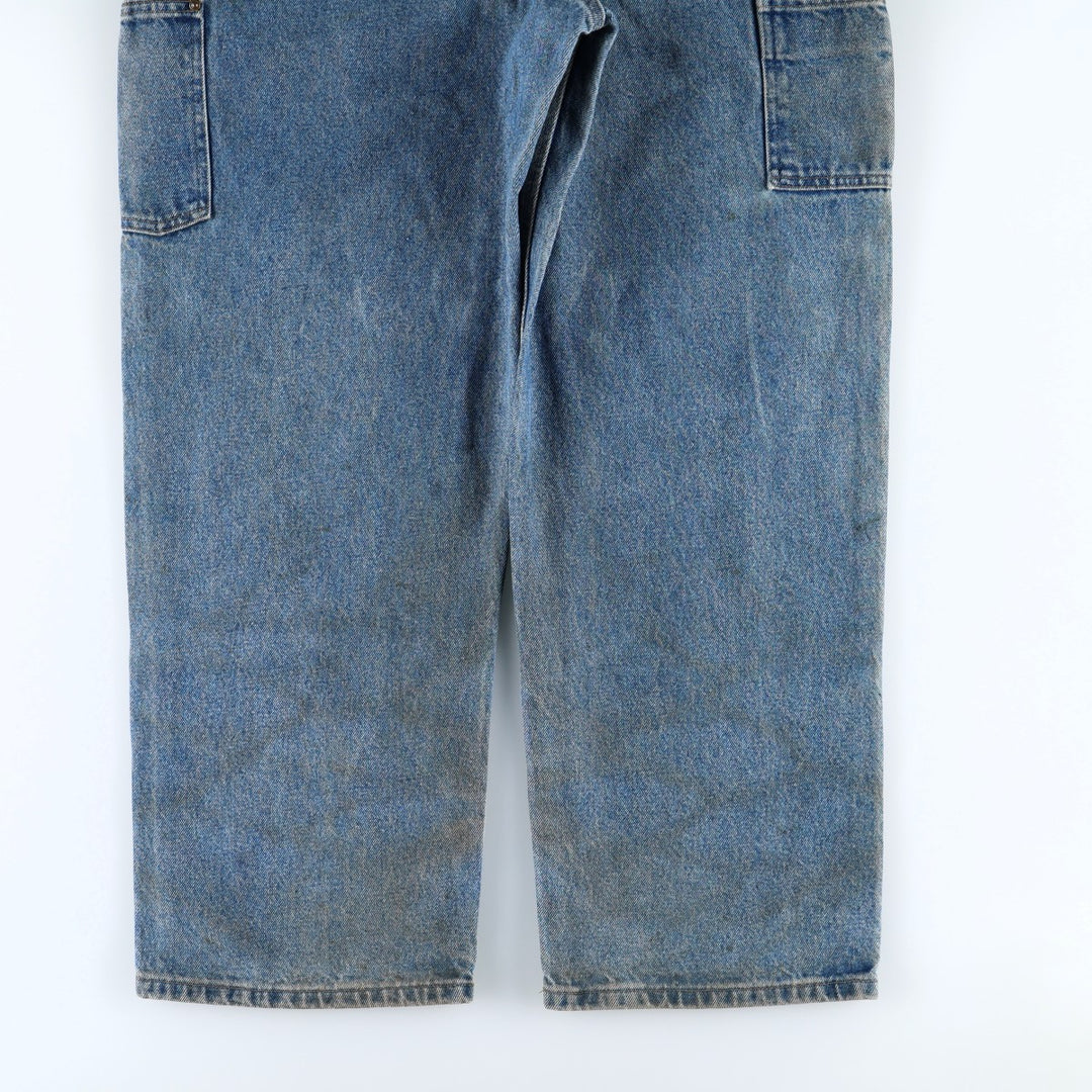 2000'S Carhartt Dungaree Fit Double Knee Denim Painter Pants, Men's Size W36 (approx.) cotton blue type Vintage Second Hand
