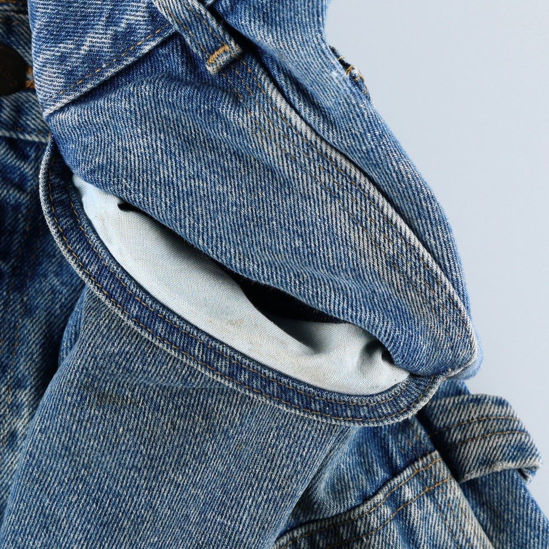 2000'S Carhartt Dungaree Fit Double Knee Denim Painter Pants, Men's Size W36 (approx.) cotton blue type Vintage Second Hand