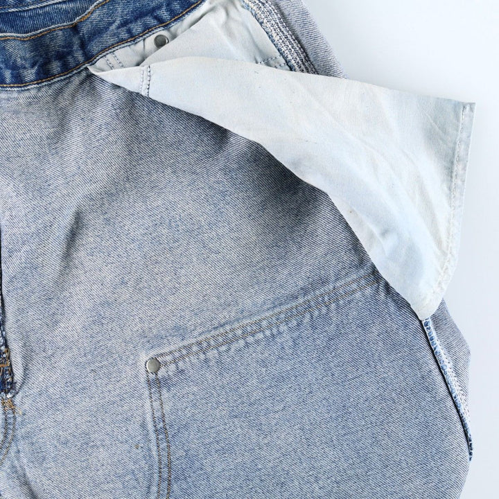 2000'S Carhartt Dungaree Fit Double Knee Denim Painter Pants, Men's Size W36 (approx.) cotton blue type Vintage Second Hand