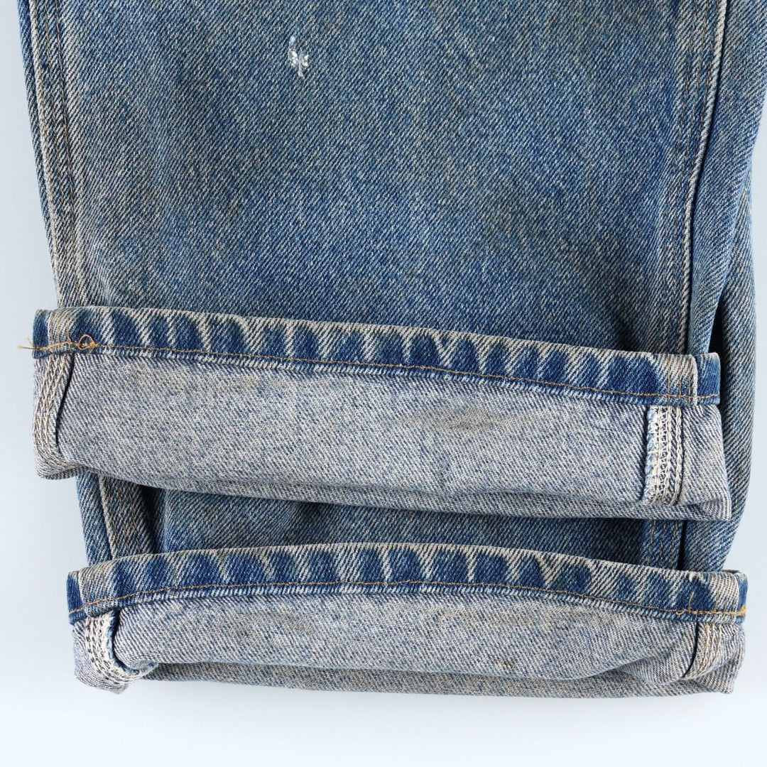 2000'S Carhartt Dungaree Fit Double Knee Denim Painter Pants, Men's Size W36 (approx.) cotton blue type Vintage Second Hand