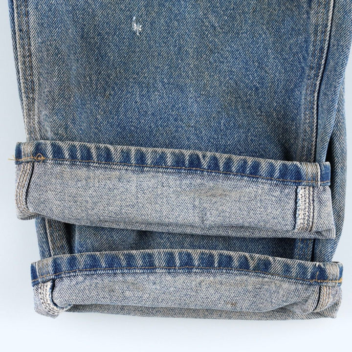 2000'S Carhartt Dungaree Fit Double Knee Denim Painter Pants, Men's Size W36 (approx.) cotton blue type Vintage Second Hand