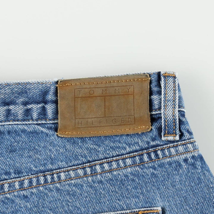 1990'S Tommy Hilfiger Tapered Denim Pants, Men's Size W33 (approx.), Vintage unclear blue type Vintage Second Hand