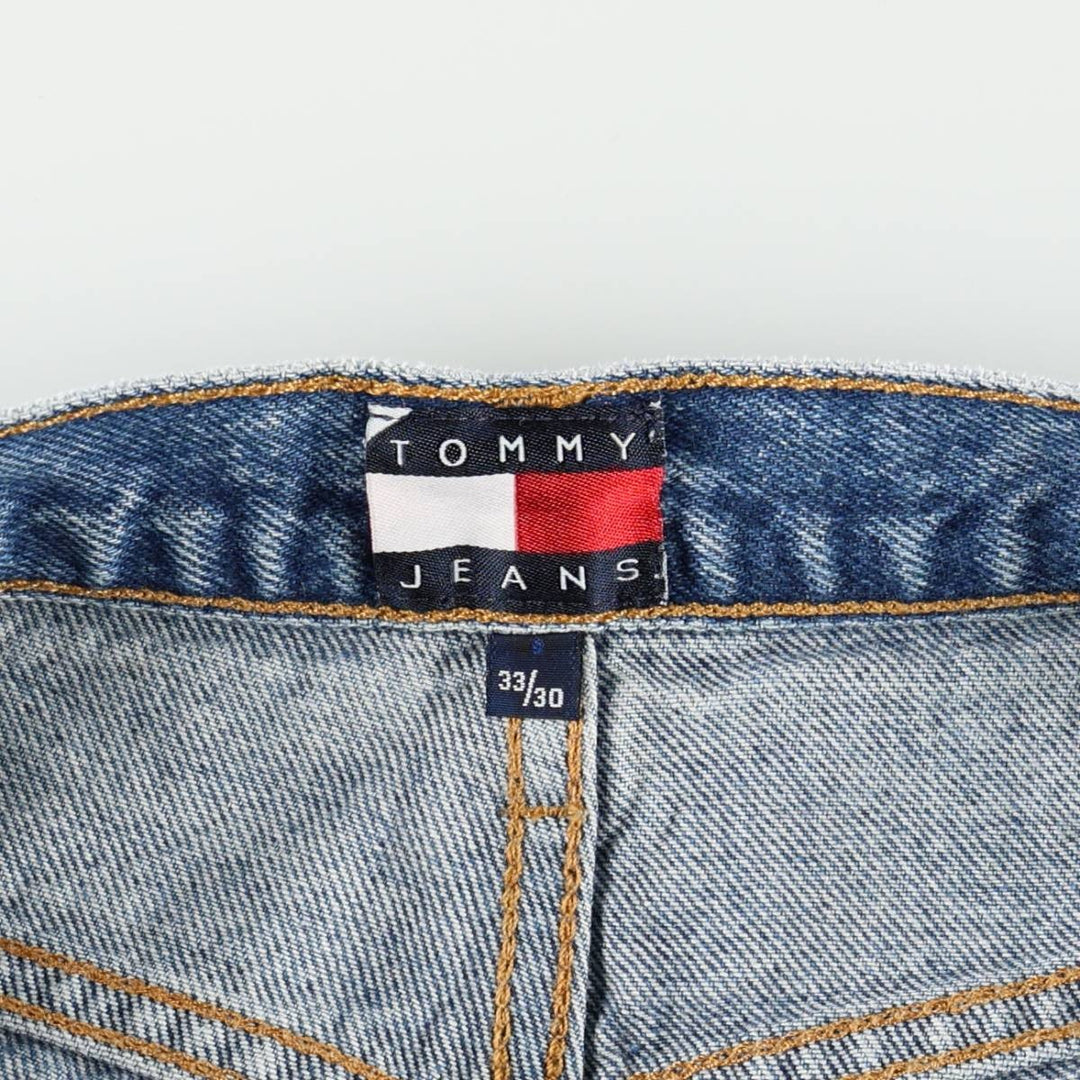 1990'S Tommy Hilfiger Tapered Denim Pants, Men's Size W33 (approx.), Vintage unclear blue type Vintage Second Hand