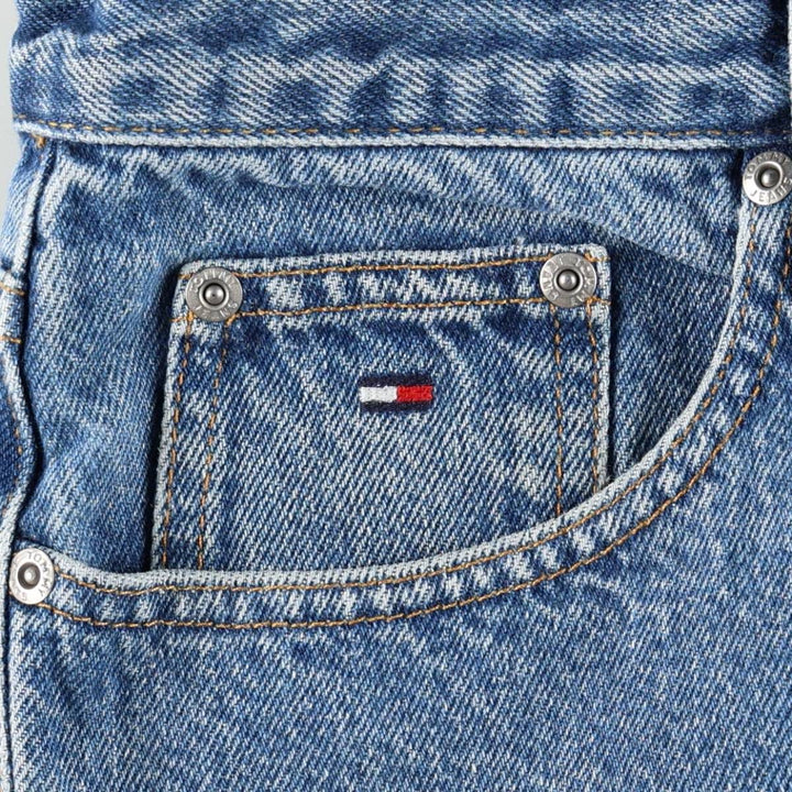 1990'S Tommy Hilfiger Tapered Denim Pants, Men's Size W33 (approx.), Vintage unclear blue type Vintage Second Hand