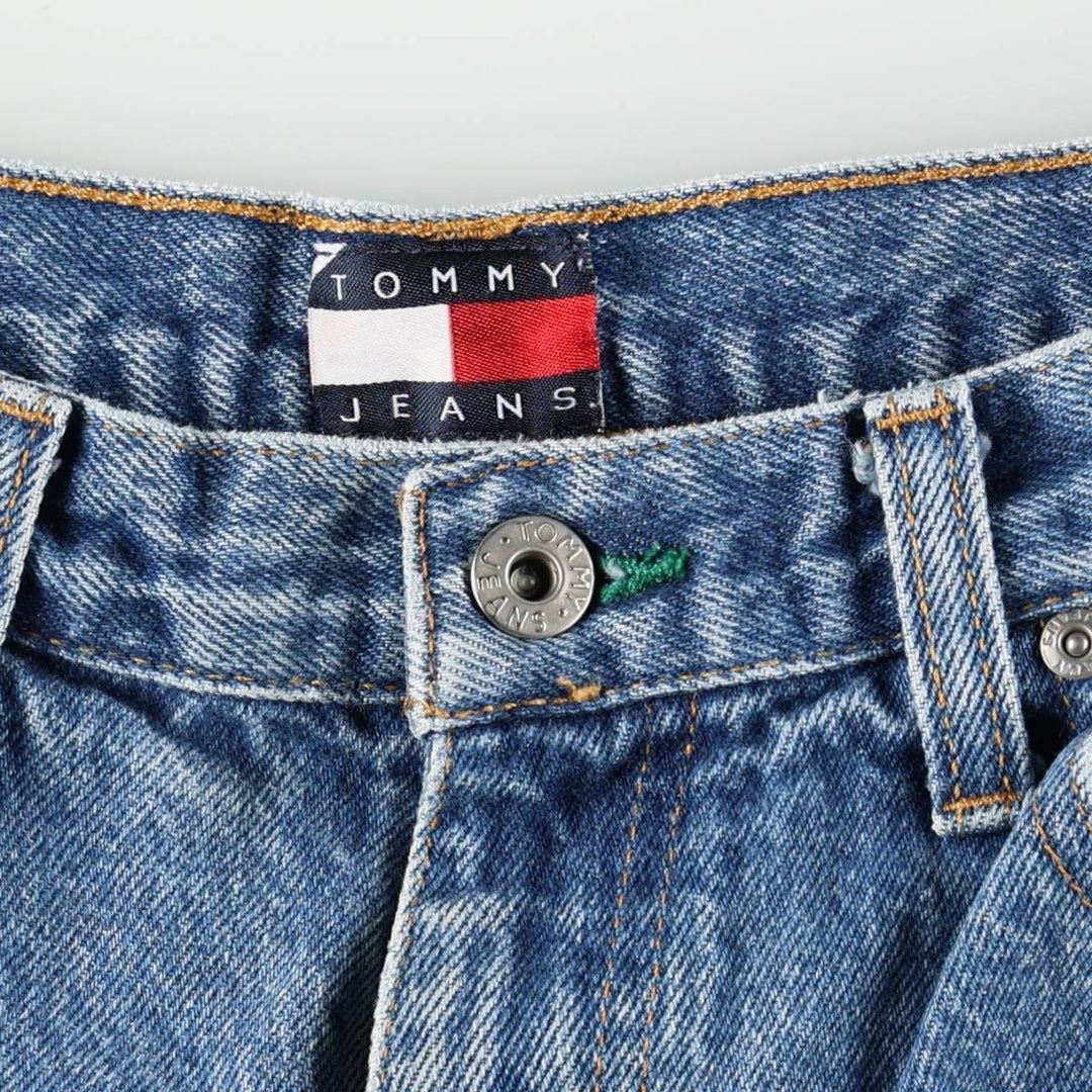 1990'S Tommy Hilfiger Tapered Denim Pants, Men's Size W33 (approx.), Vintage unclear blue type Vintage Second Hand