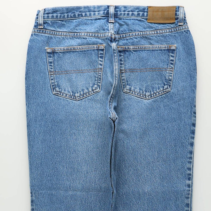 1990'S Tommy Hilfiger Tapered Denim Pants, Men's Size W33 (approx.), Vintage unclear blue type Vintage Second Hand