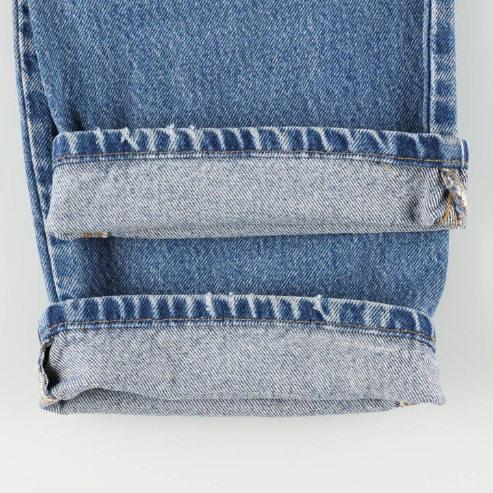 1990'S Tommy Hilfiger Tapered Denim Pants, Men's Size W33 (approx.), Vintage unclear blue type Vintage Second Hand