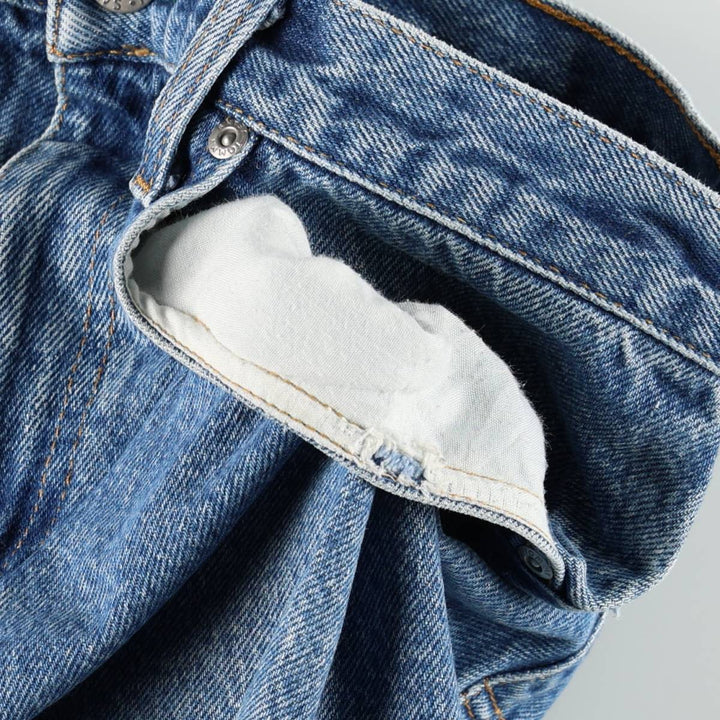 1990'S Tommy Hilfiger Tapered Denim Pants, Men's Size W33 (approx.), Vintage unclear blue type Vintage Second Hand