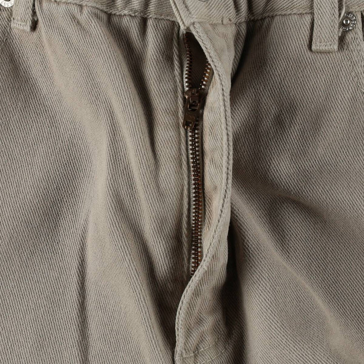 Guess Jeans Classic Fit Straight Leg Tapered Denim Pants, Made in USA, Men's Size W33 (approx.) cotton Khaki type Vintage Second Hand
