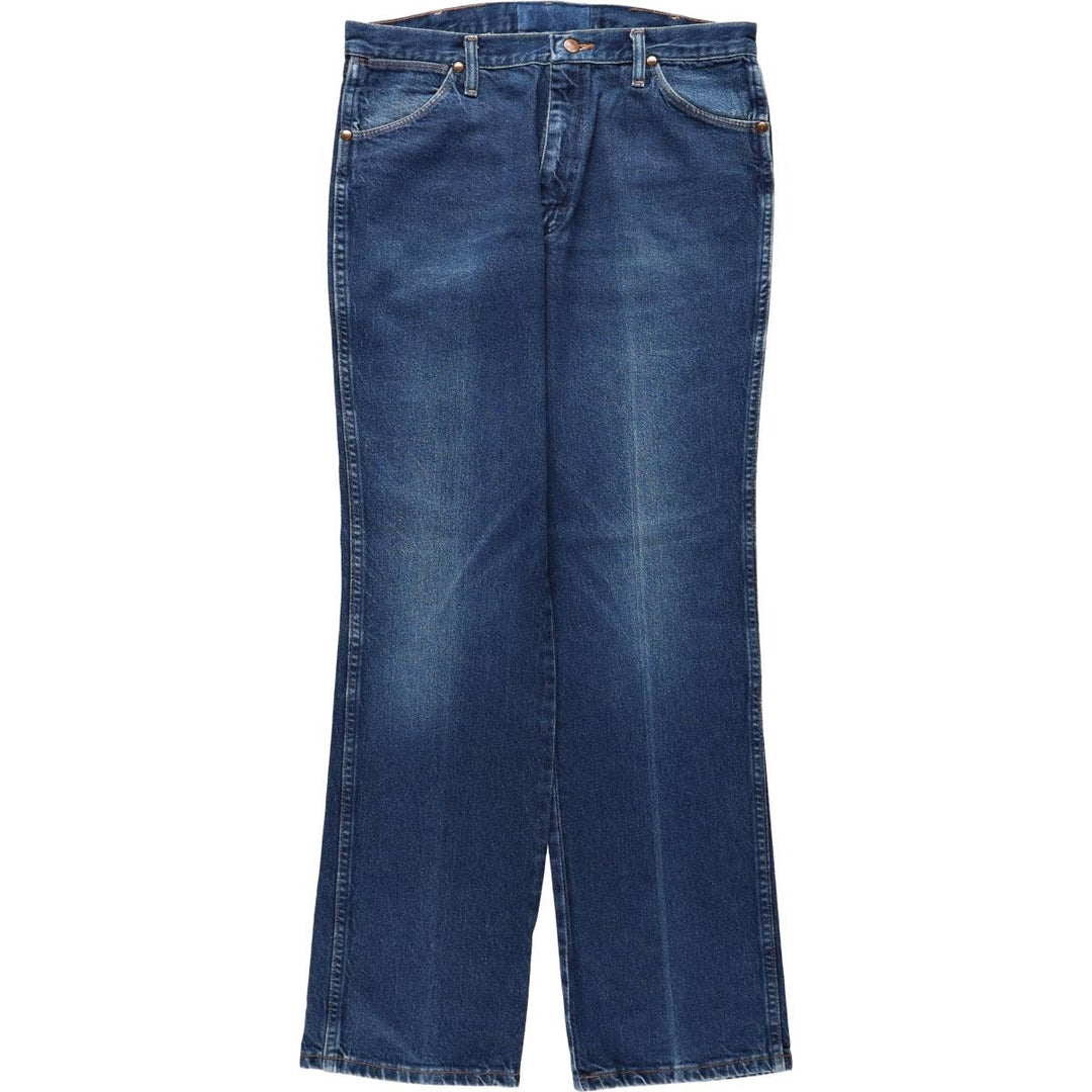 80s-90'S Wrangler Straight Denim Pants, Made in USA, Men's, W33, Vintage cotton blue type Vintage Second Hand