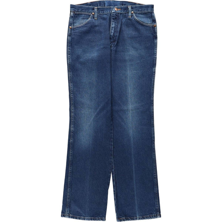 80s-90'S Wrangler Straight Denim Pants, Made in USA, Men's, W33, Vintage cotton blue type Vintage Second Hand