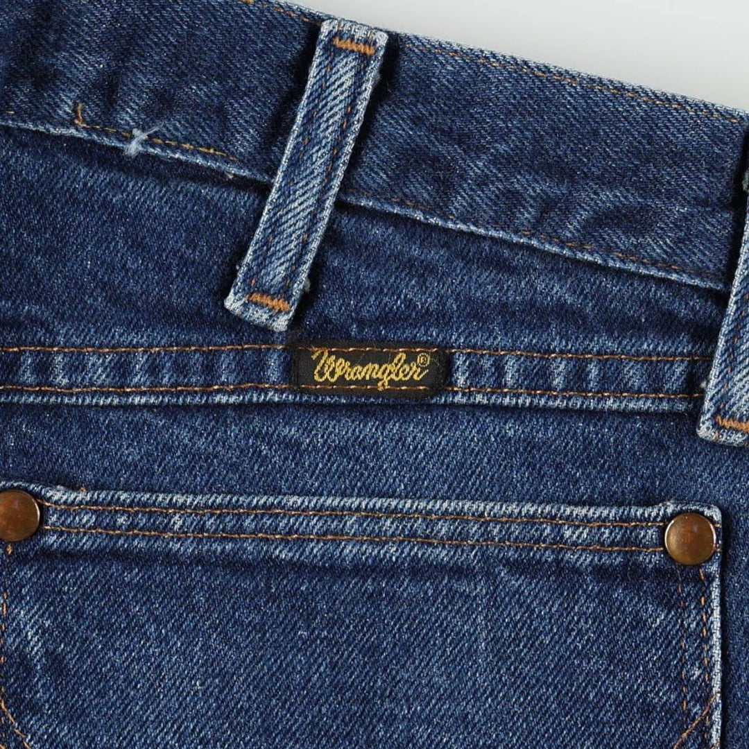 80s-90'S Wrangler Straight Denim Pants, Made in USA, Men's, W33, Vintage cotton blue type Vintage Second Hand