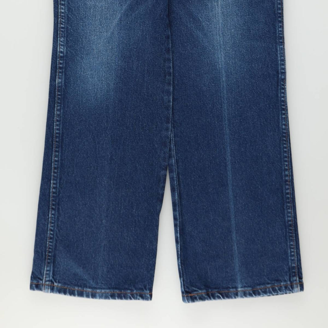 80s-90'S Wrangler Straight Denim Pants, Made in USA, Men's, W33, Vintage cotton blue type Vintage Second Hand