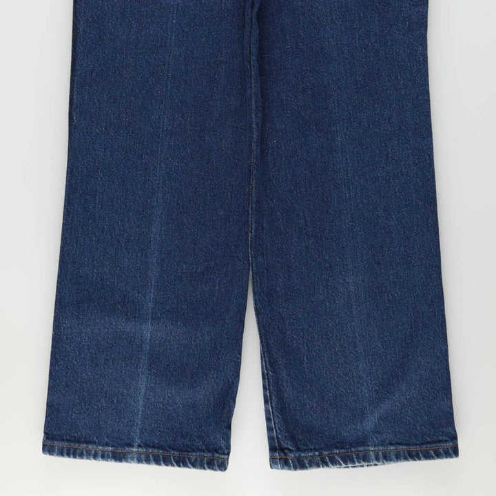 80s-90'S Wrangler Straight Denim Pants, Made in USA, Men's, W33, Vintage cotton blue type Vintage Second Hand