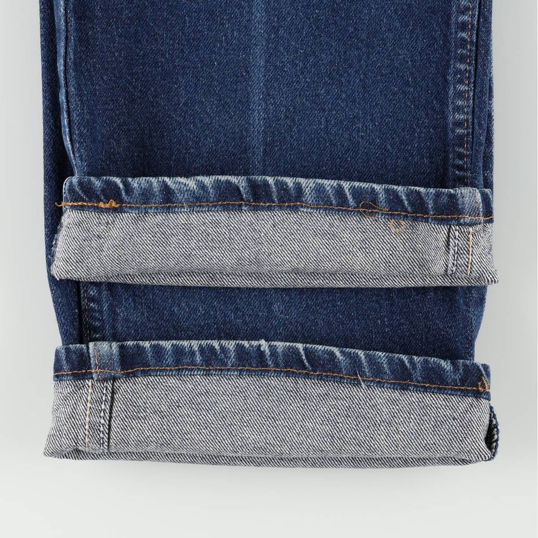 80s-90'S Wrangler Straight Denim Pants, Made in USA, Men's, W33, Vintage cotton blue type Vintage Second Hand