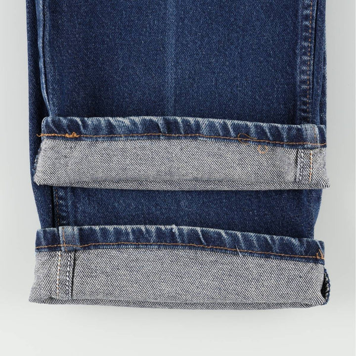 80s-90'S Wrangler Straight Denim Pants, Made in USA, Men's, W33, Vintage cotton blue type Vintage Second Hand