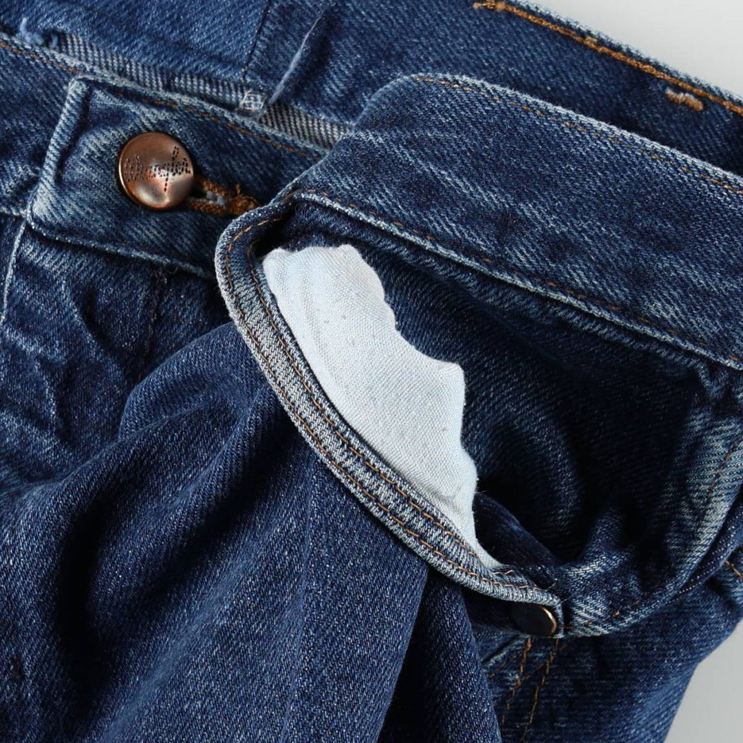 80s-90'S Wrangler Straight Denim Pants, Made in USA, Men's, W33, Vintage cotton blue type Vintage Second Hand