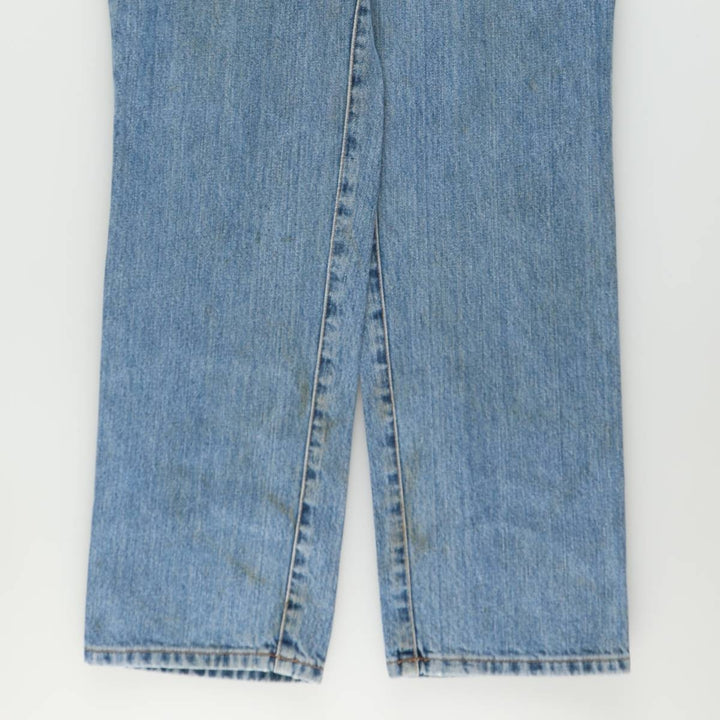 Guess Jeans Classic Fit Straight Leg Tapered Denim Pants, Men's Size W32 (approx.) cotton blue type Vintage Second Hand