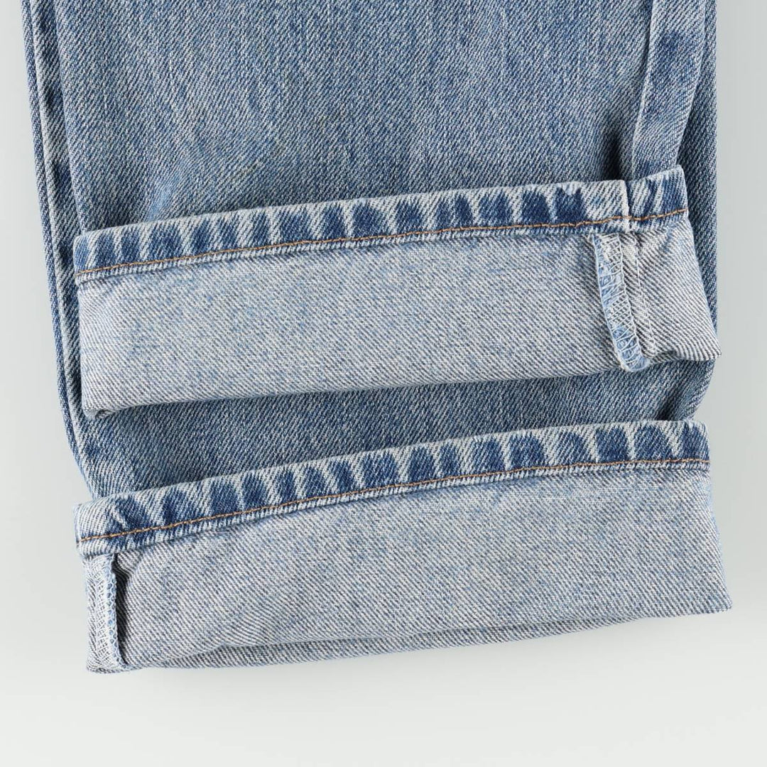 Guess Jeans Classic Fit Straight Leg Tapered Denim Pants, Men's Size W32 (approx.) cotton blue type Vintage Second Hand