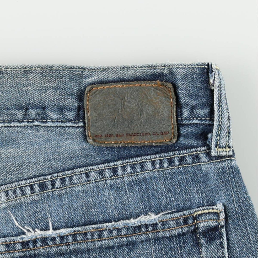 GAP Relaxed Boot Fit Bootcut Denim Pants, Men's Size W34 (approx.) cotton blue type Vintage Second Hand