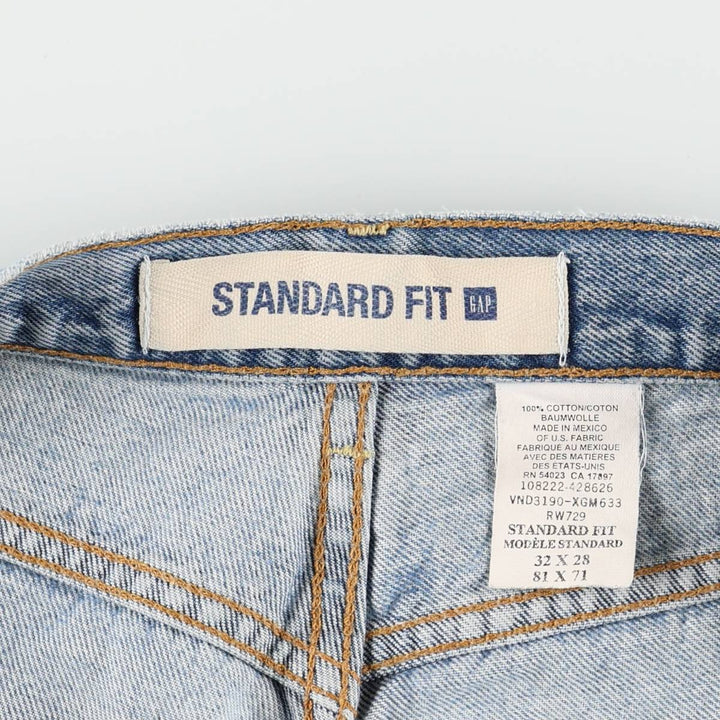 GAP STANDARD FIT Tapered Denim Pants, Men's W33 (approx.) cotton blue type Vintage Second Hand