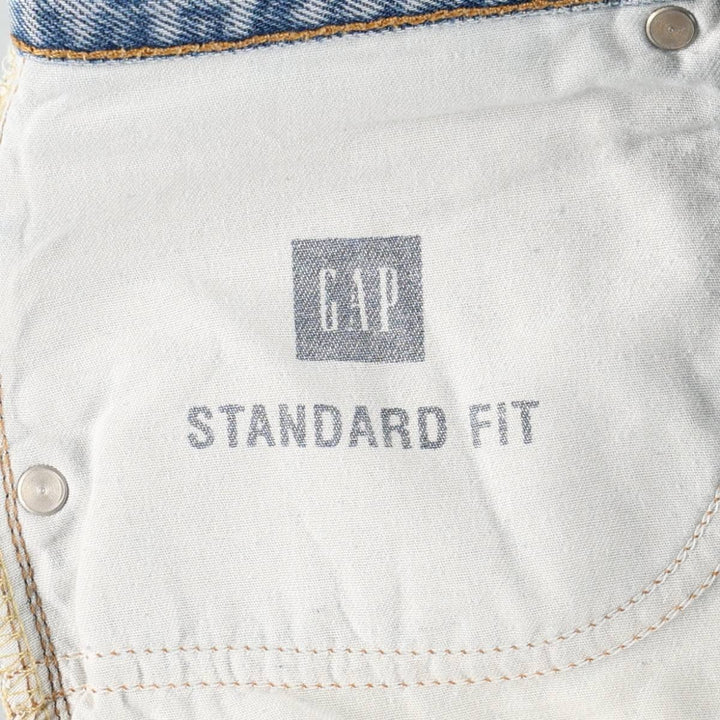 GAP STANDARD FIT Tapered Denim Pants, Men's W33 (approx.) cotton blue type Vintage Second Hand