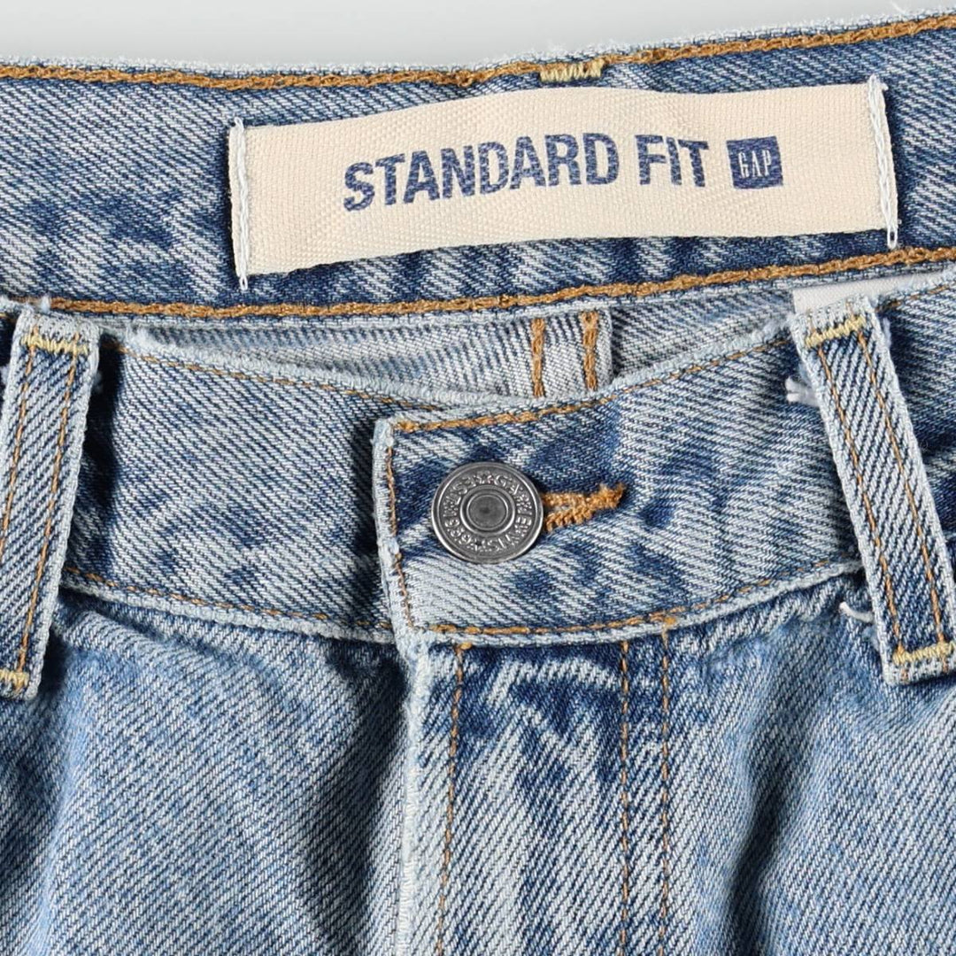 GAP STANDARD FIT Tapered Denim Pants, Men's W33 (approx.) cotton blue type Vintage Second Hand
