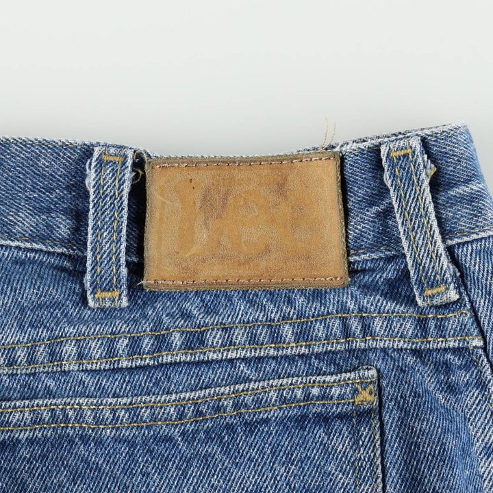 Lee Tapered Denim Pants, Made in USA, Men's Size W33 (approx.) cotton blue type Vintage Second Hand