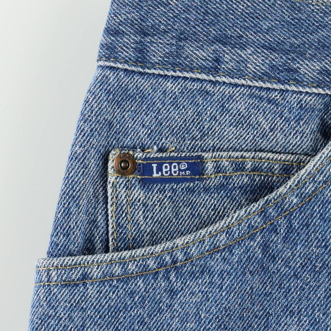 Lee Tapered Denim Pants, Made in USA, Men's Size W33 (approx.) cotton blue type Vintage Second Hand