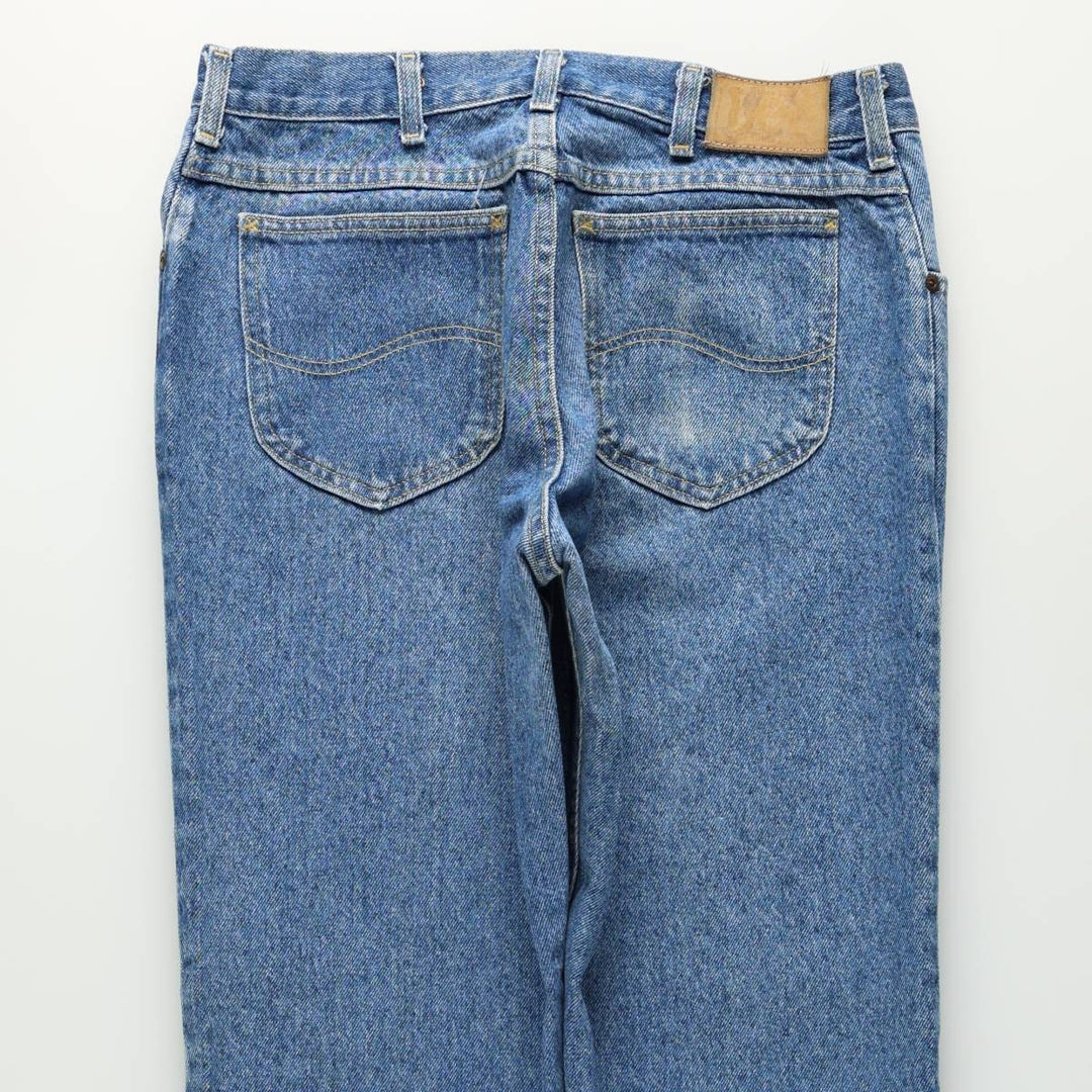 Lee Tapered Denim Pants, Made in USA, Men's Size W33 (approx.) cotton blue type Vintage Second Hand