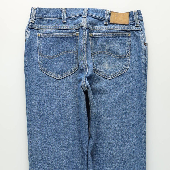 Lee Tapered Denim Pants, Made in USA, Men's Size W33 (approx.) cotton blue type Vintage Second Hand