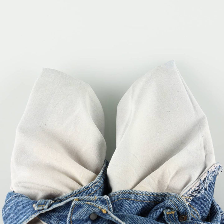 Lee Tapered Denim Pants, Made in USA, Men's Size W33 (approx.) cotton blue type Vintage Second Hand