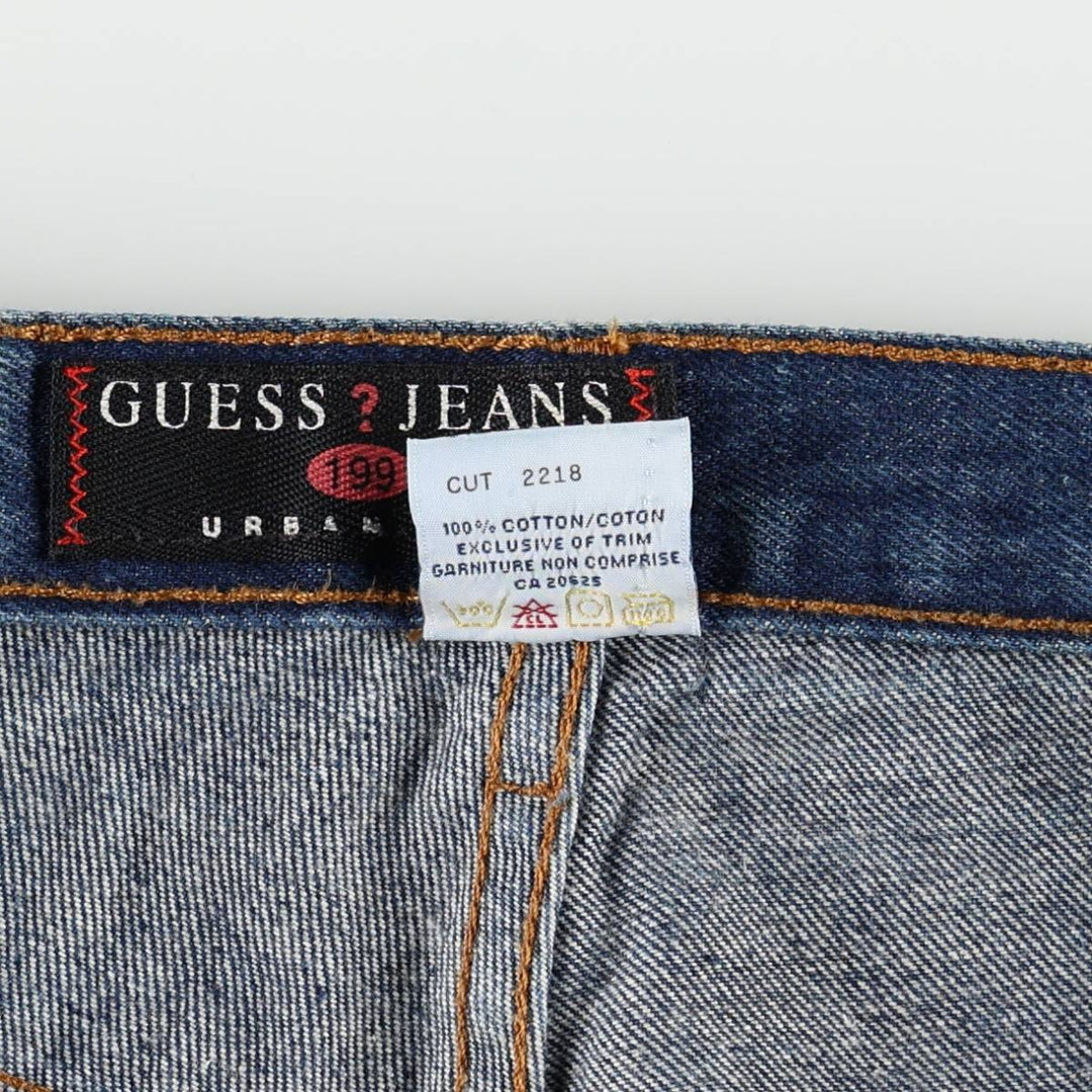 Guess JEANS URBAN FIT Tapered Denim Pants, Made in Canada, Men's W34 (approx.) cotton blue type Vintage Second Hand