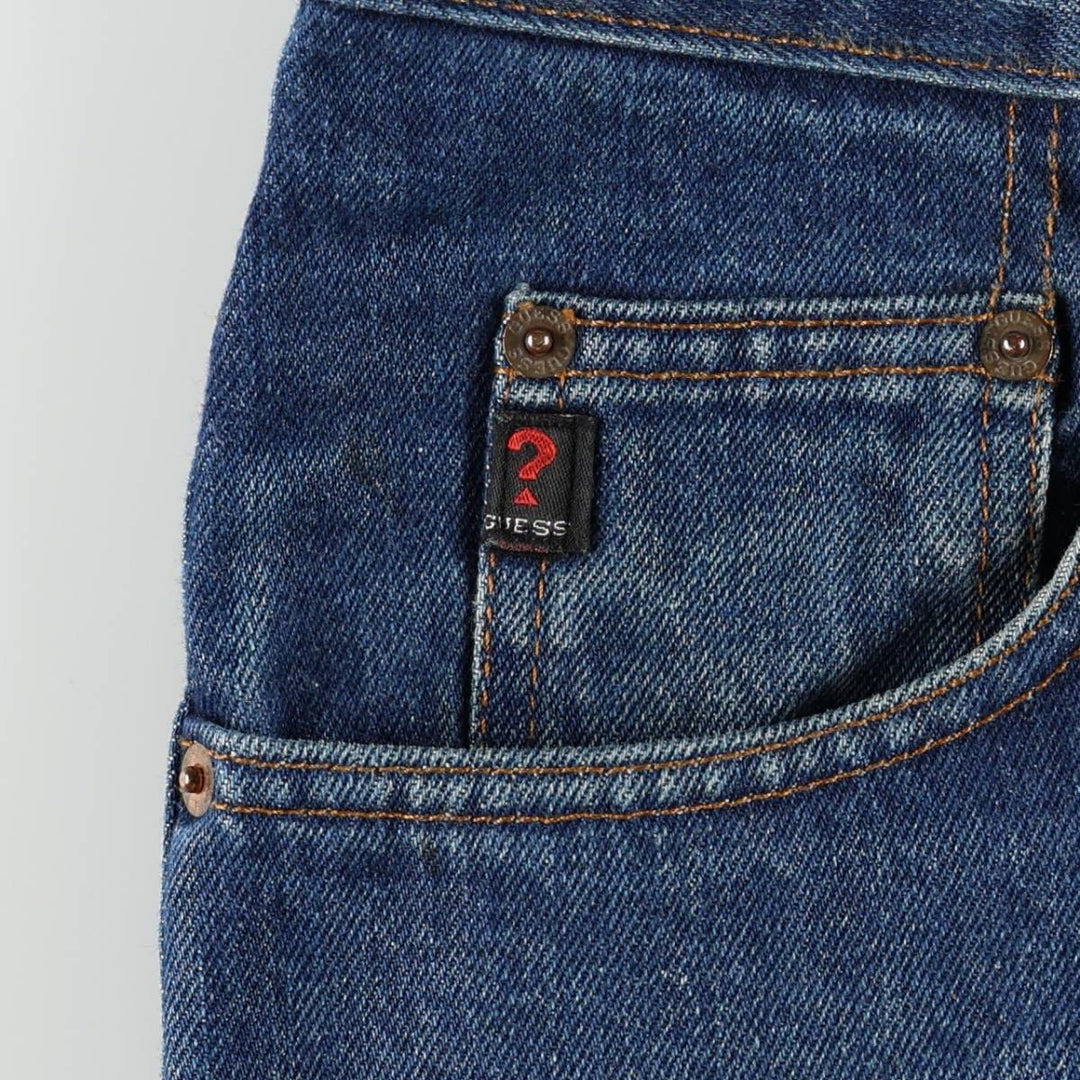 Guess JEANS URBAN FIT Tapered Denim Pants, Made in Canada, Men's W34 (approx.) cotton blue type Vintage Second Hand