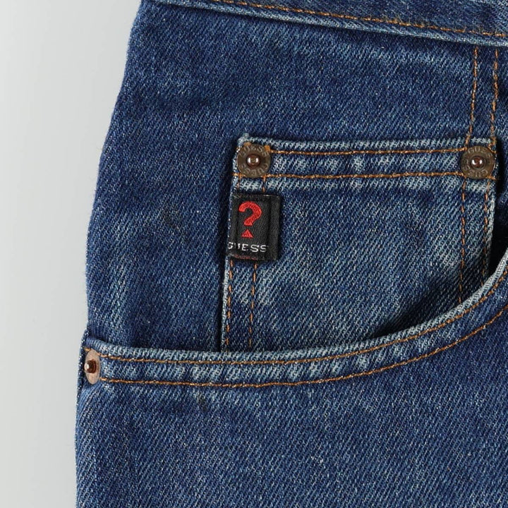 Guess JEANS URBAN FIT Tapered Denim Pants, Made in Canada, Men's W34 (approx.) cotton blue type Vintage Second Hand