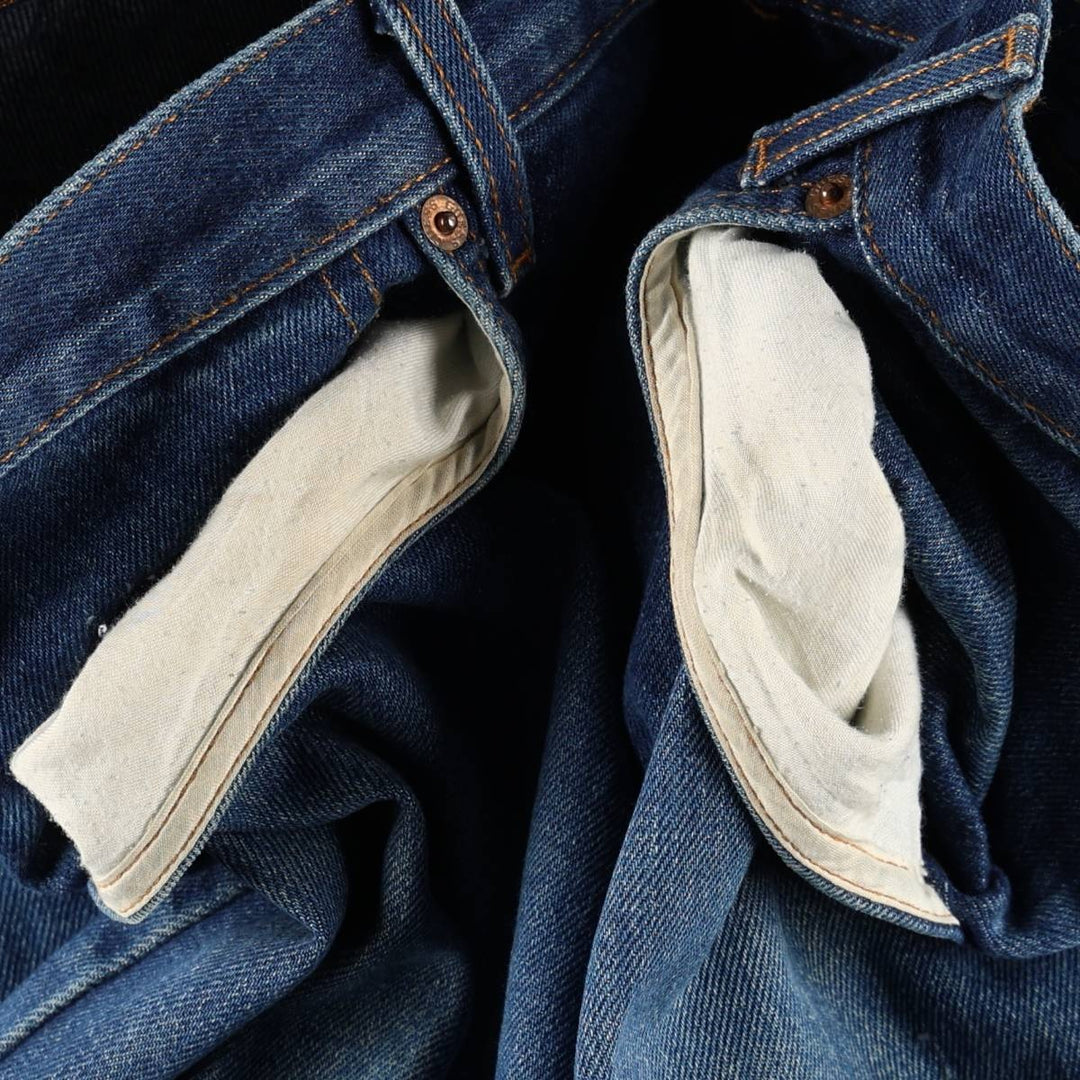 Guess JEANS URBAN FIT Tapered Denim Pants, Made in Canada, Men's W34 (approx.) cotton blue type Vintage Second Hand