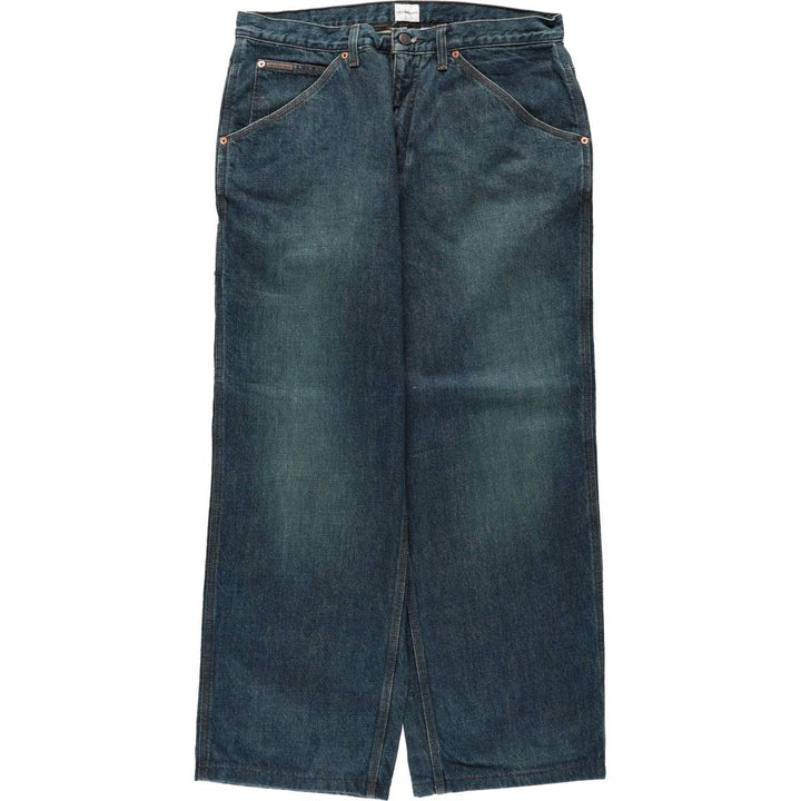 90s-00'S Calvin Klein Jeans Denim Painter Pants Men's W36 (approx.) Vintage cotton Navy blue Vintage Second Hand