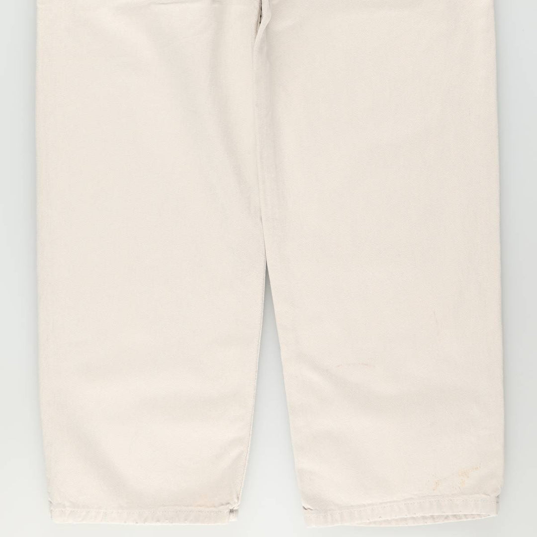 90s-00'S Calvin Klein Jeans White Denim Tapered Jeans Men's W36 (approx.) Vintage cotton white type Vintage Second Hand