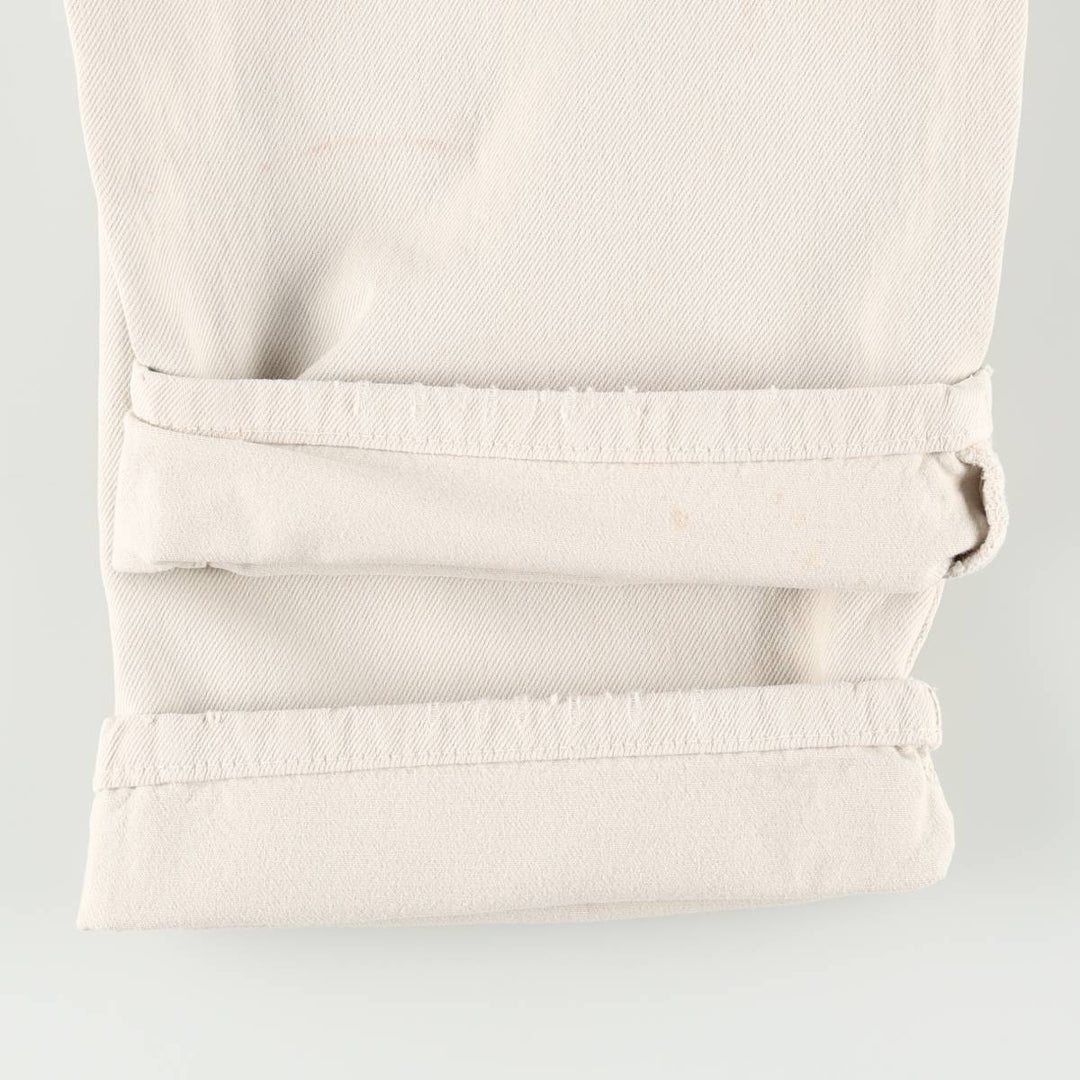 90s-00'S Calvin Klein Jeans White Denim Tapered Jeans Men's W36 (approx.) Vintage cotton white type Vintage Second Hand